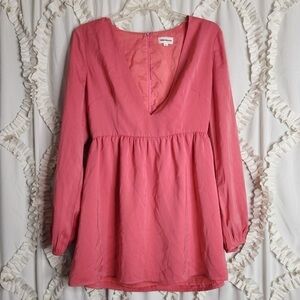 Chic Pink Mini Dress